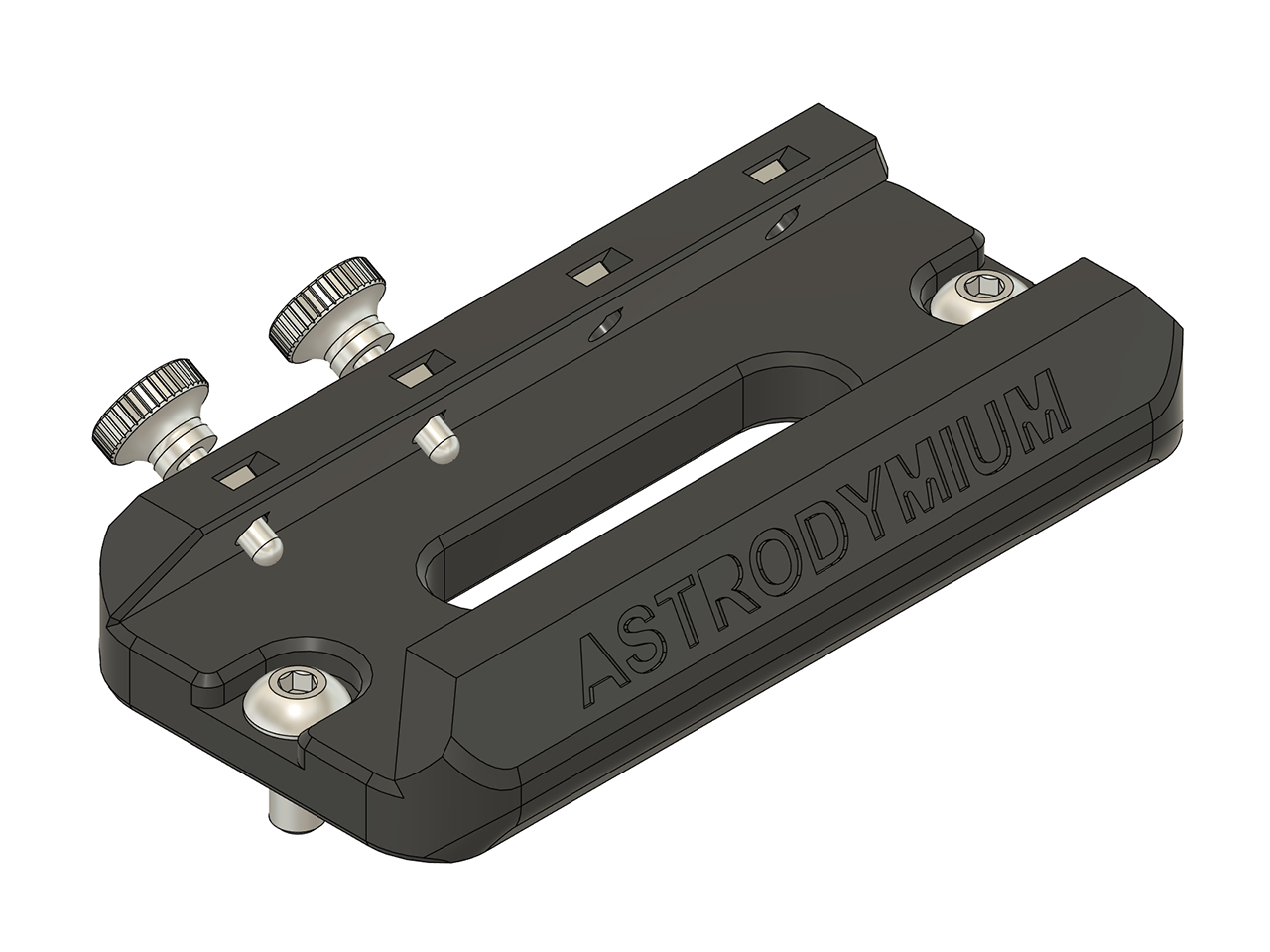 Threaded Rail System Accessory Rail Updated with Extra Threaded Hole