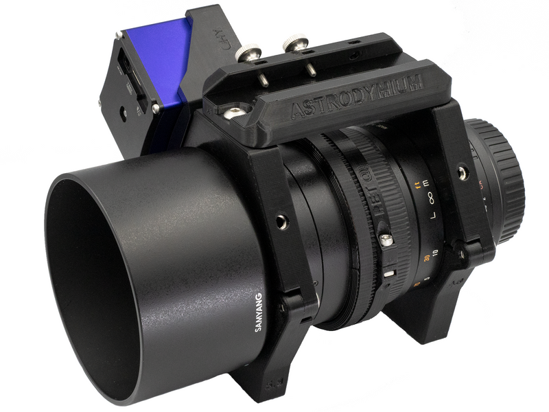 Astrodymium Ring System with QHY Q-Focuser Mount for Rokinon / Samyang 135mm F/2 Lens (V5.9)