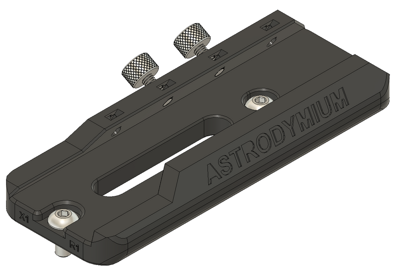 Upgraded 126mm Vixen Accessory Rail for Astrodymium Ring System (Coming soon)